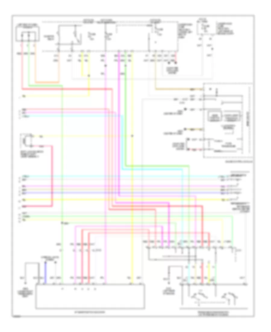 Transmission Wiring Diagram, Hybrid (2 of 2) for Acura ILX Hybrid 2013
