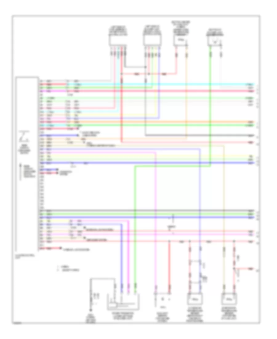 Automatic AC Wiring Diagram (1 of 4) for Acura ILX Hybrid 2013