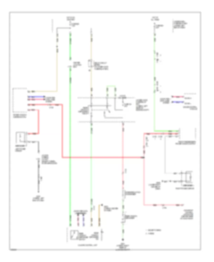 Defoggers Wiring Diagram for Acura ILX Hybrid 2013