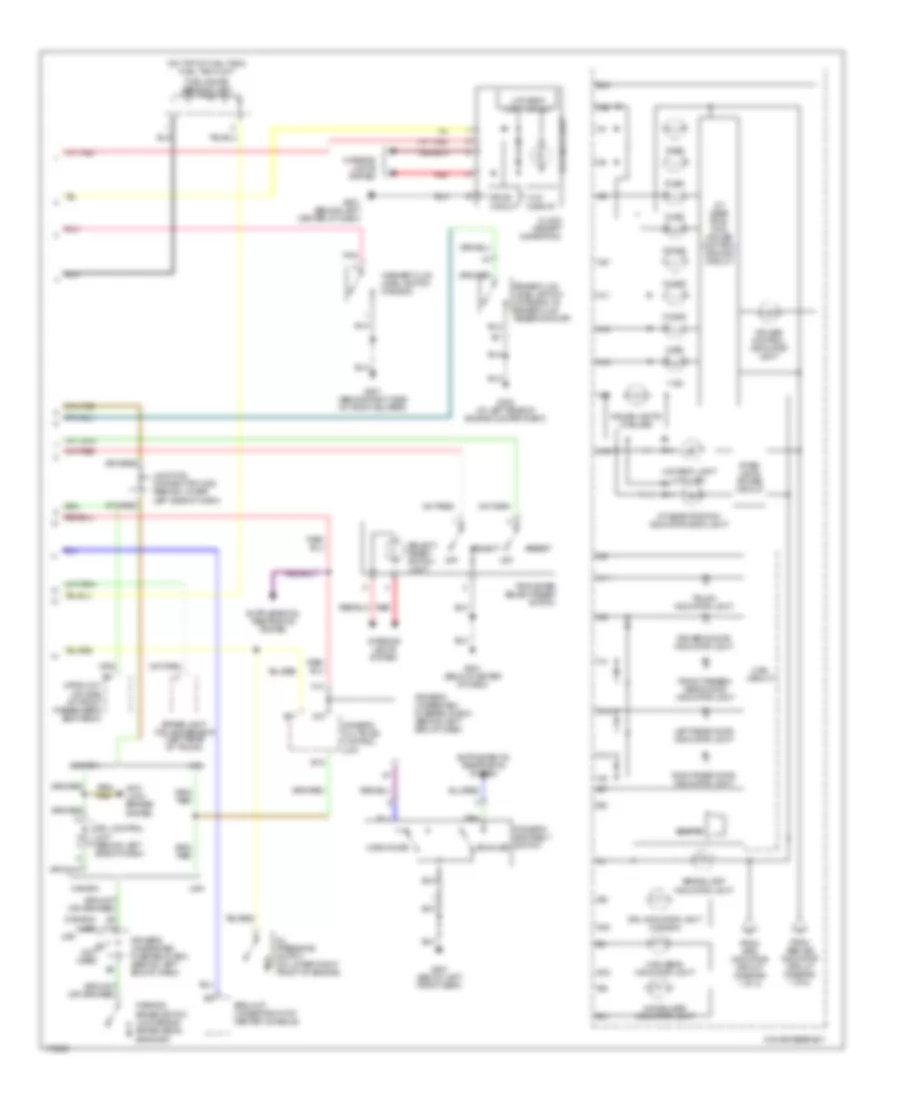 Instrument Cluster Wiring Diagram (2 of 2) for Acura 3.2TL 2003