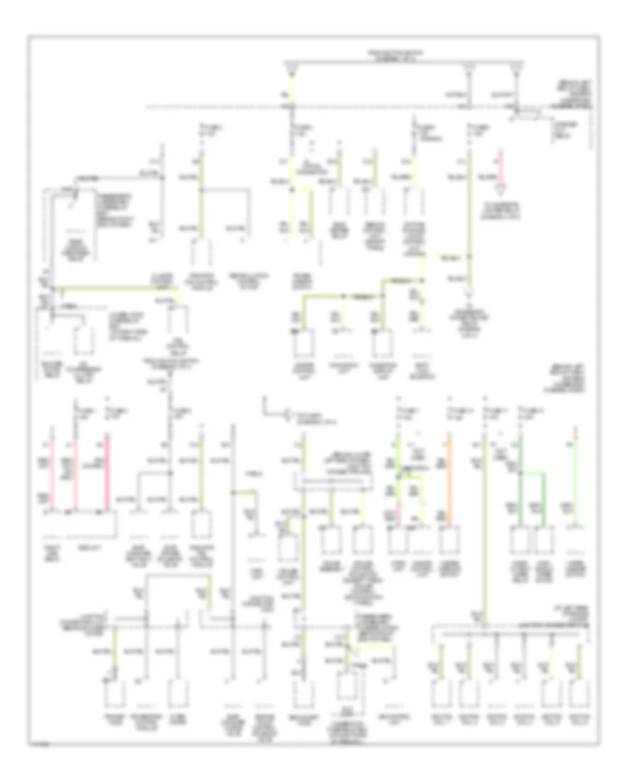 Power Distribution Wiring Diagram (2 of 4) for Acura 3.2TL 2003