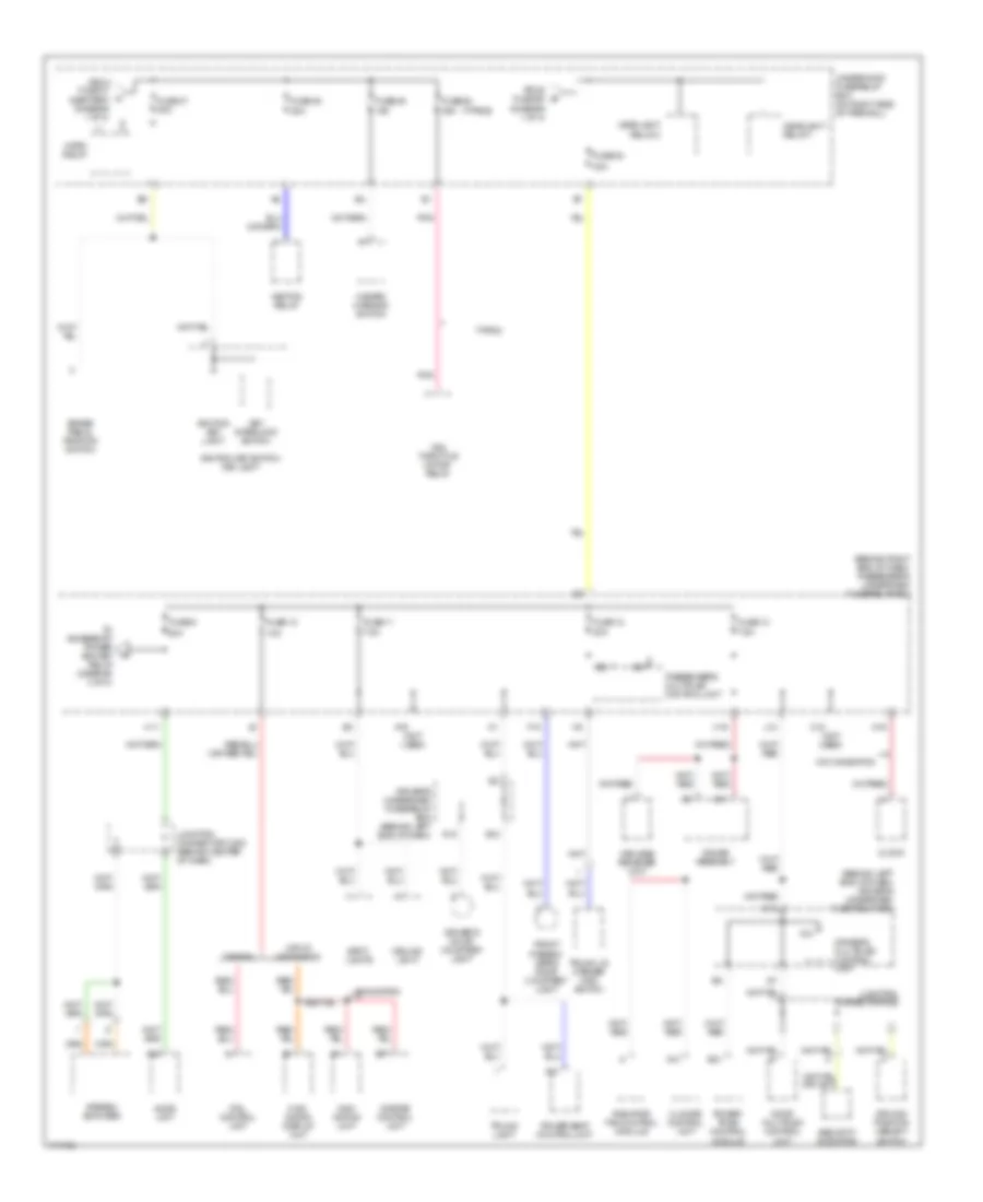 Power Distribution Wiring Diagram 3 of 4 for Acura 3 2TL 2003