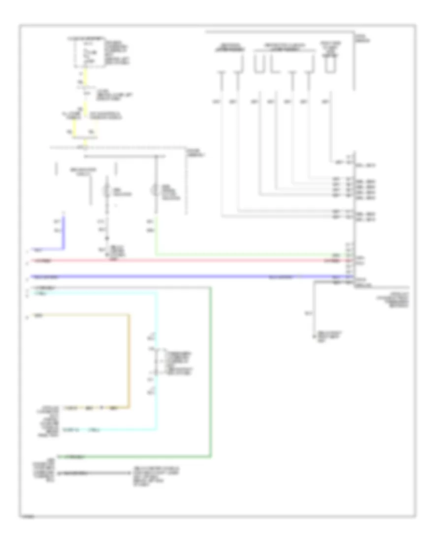 Supplemental Restraints Wiring Diagram (2 of 2) for Acura 3.2TL 2003