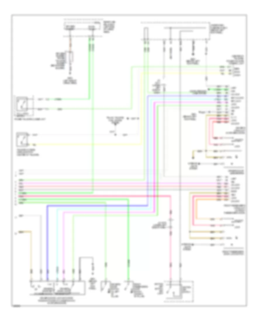 Forced Entry Wiring Diagram 2 of 2 for Acura MDX 2013