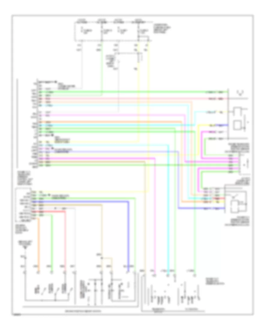 Memory Power Tilt  Power Telescopic Wiring Diagram for Acura MDX 2013