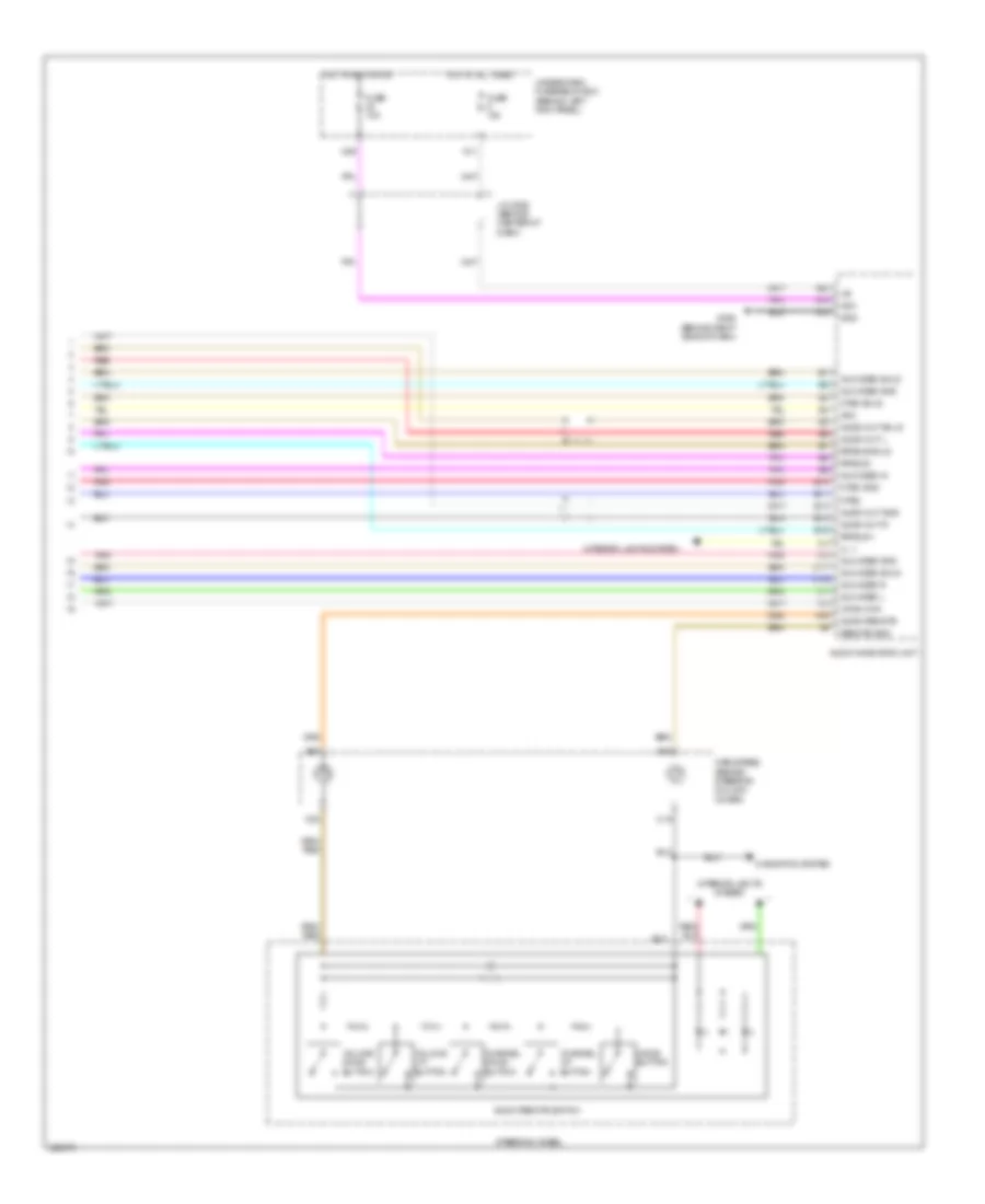 Rear Seat Entertainment Wiring Diagram 2 of 2 for Acura MDX 2013