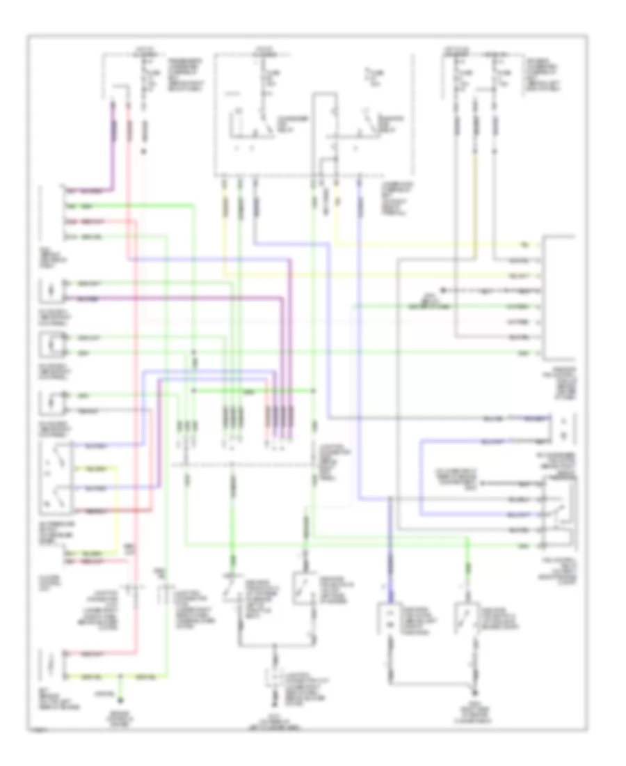 Cooling Fan Wiring Diagram, Type S for Acura 3.2TL Type S 2003