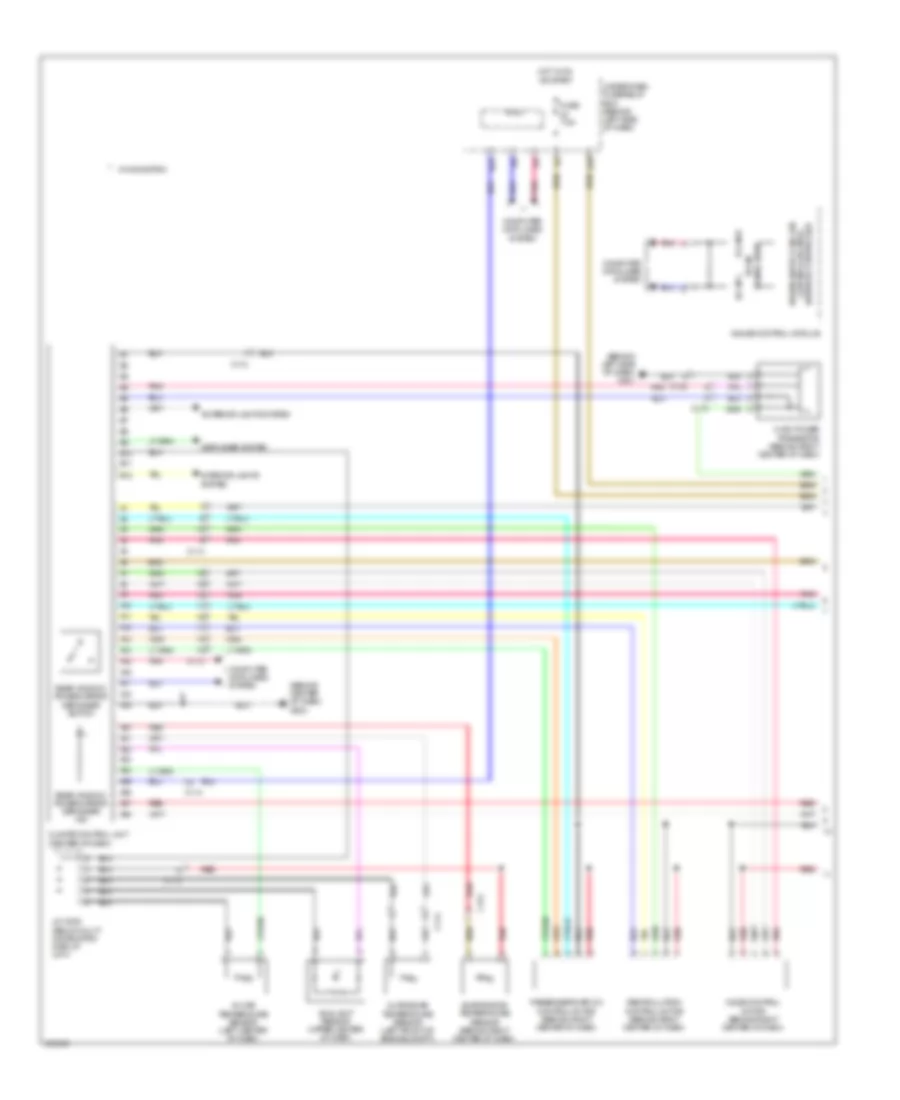 Automatic AC Wiring Diagram (1 of 3) for Acura RDX 2013