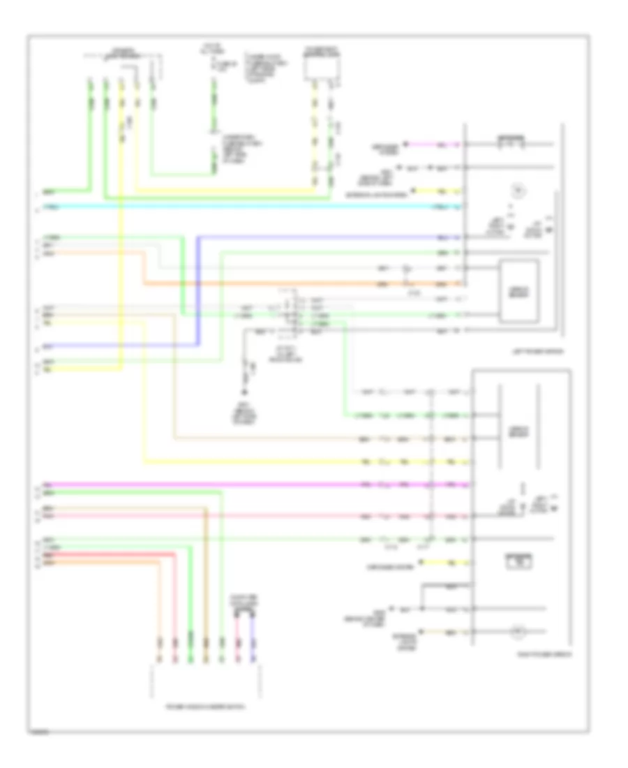Memory Mirrors Wiring Diagram (2 of 2) for Acura RDX 2013