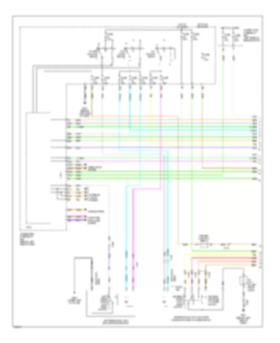 Power Door Locks Wiring Diagram 1 of 5 for Acura RDX 2013