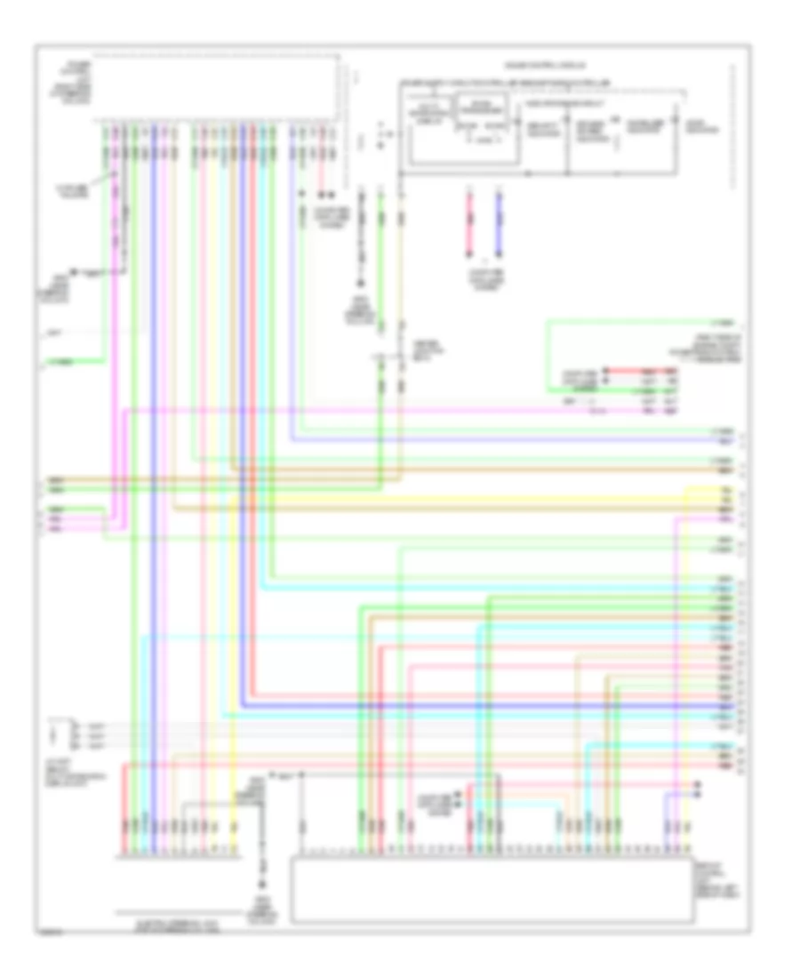 Power Door Locks Wiring Diagram (3 of 5) for Acura RDX 2013