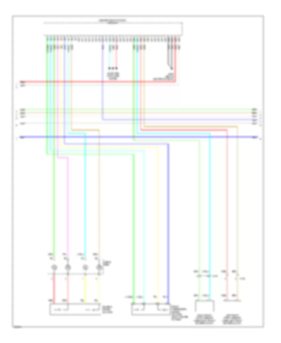 Supplemental Restraints Wiring Diagram 3 of 4 for Acura RDX 2013