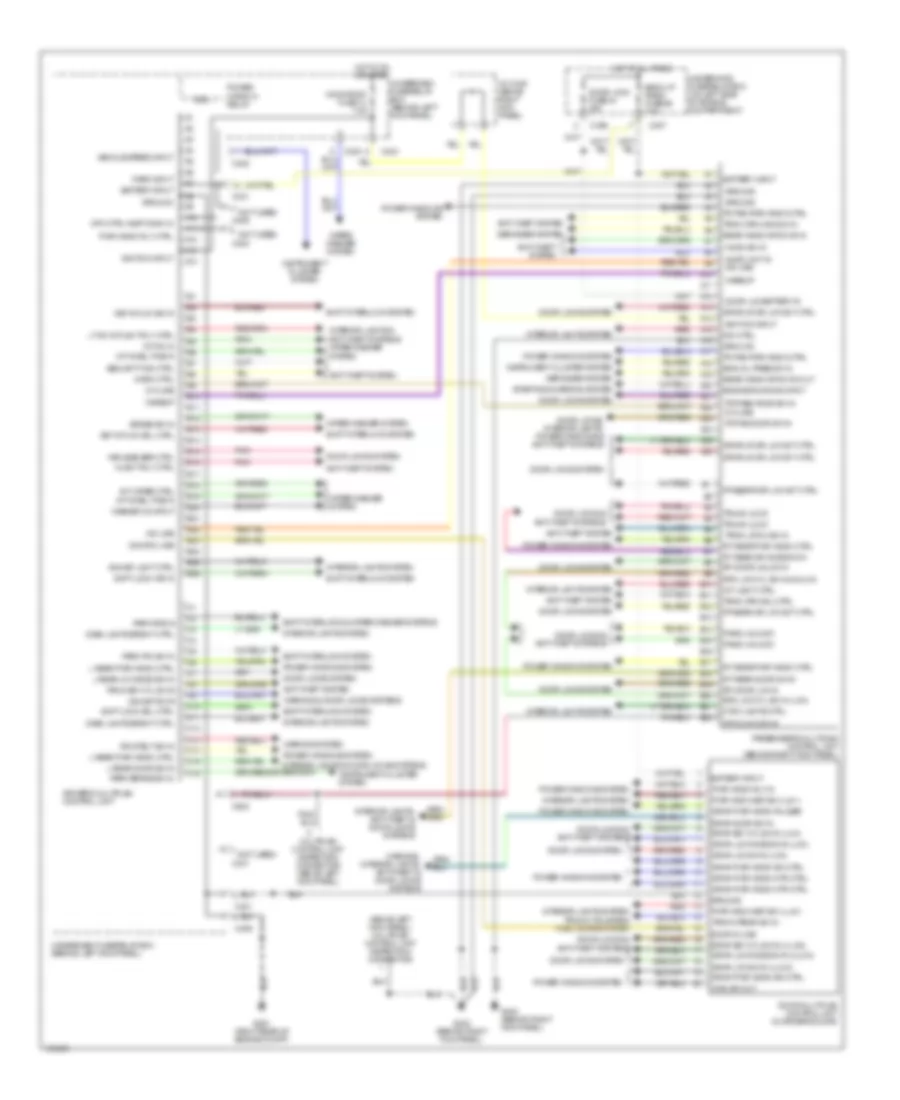 Multiplex Control Wiring Diagram for Acura 3.5RL 2003