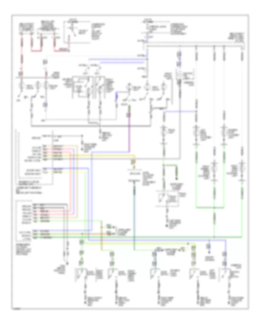Courtesy Lamps Wiring Diagram for Acura 3 5RL 2003