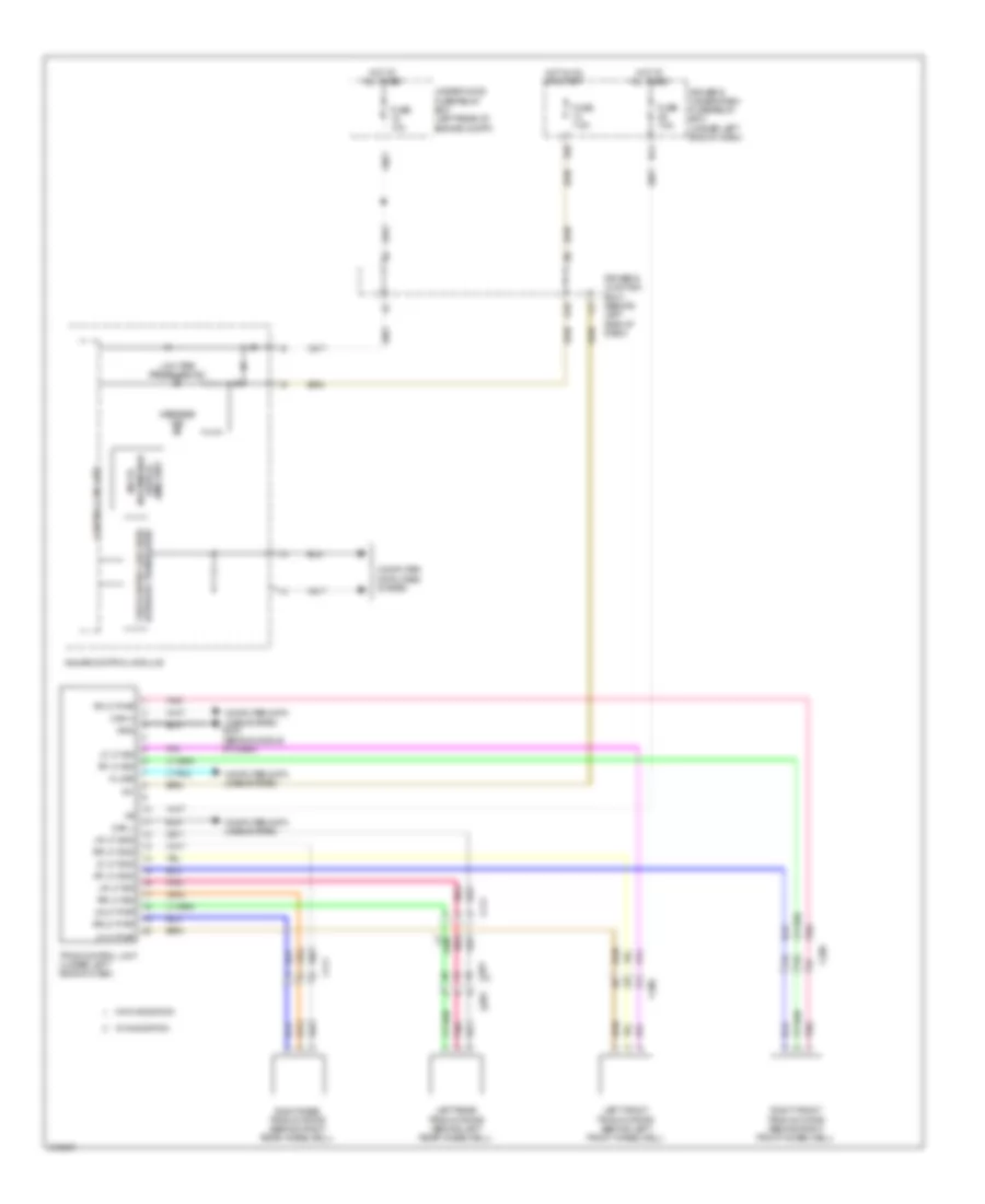 Tire Pressure Monitoring Wiring Diagram for Acura TL 2013