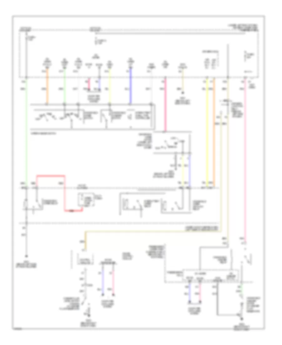 Wiper Washer Wiring Diagram for Acura TL 2013