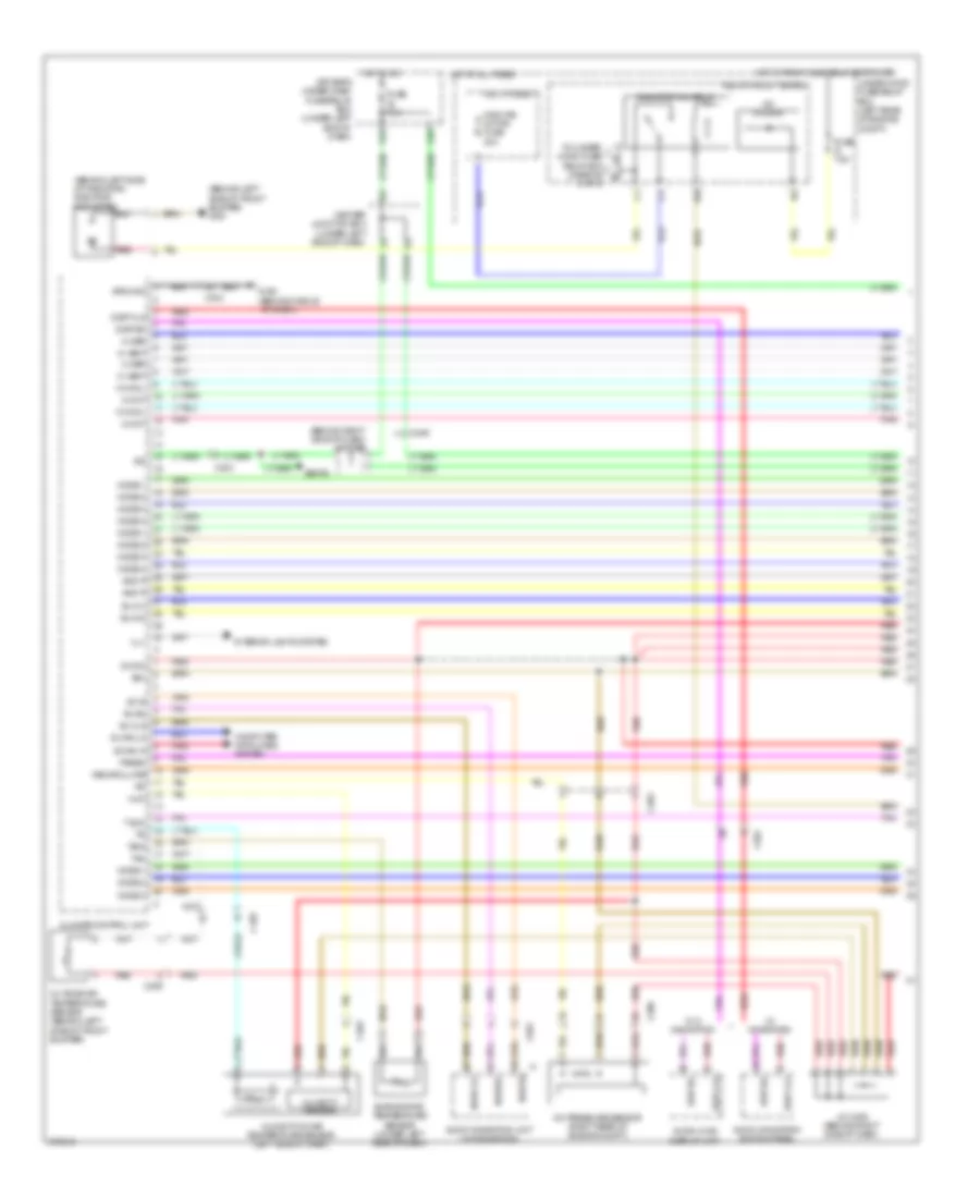 Automatic AC Wiring Diagram (1 of 3) for Acura TL 2013