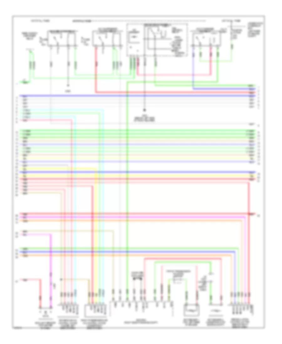 Automatic AC Wiring Diagram (2 of 3) for Acura TL 2013