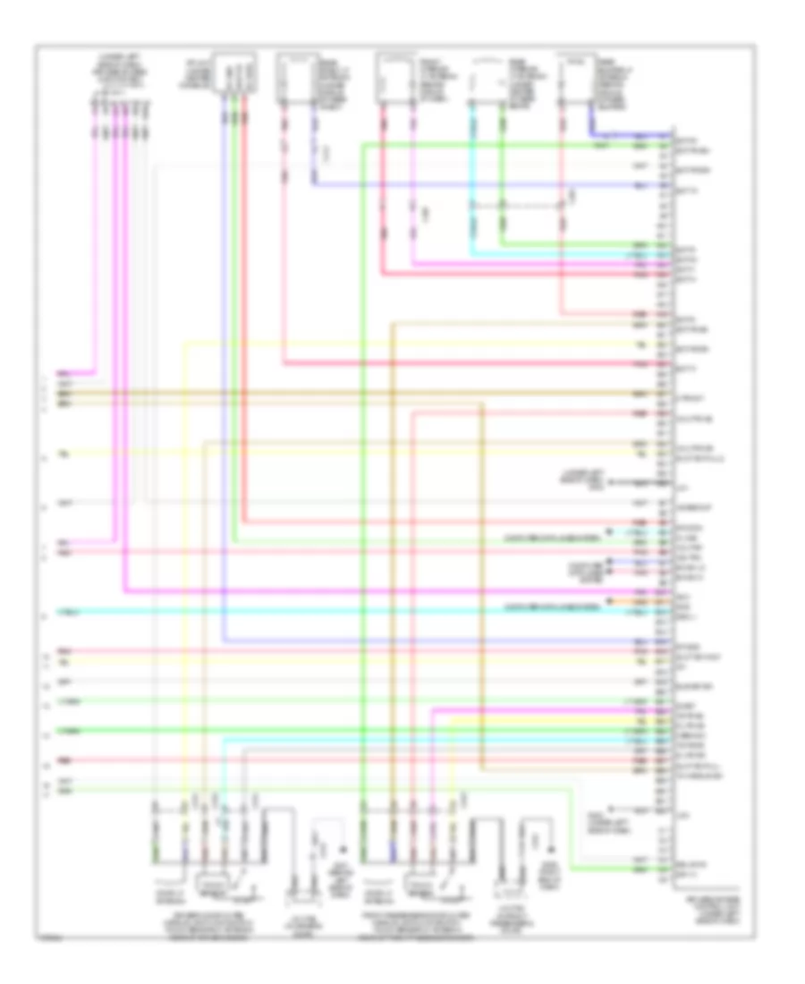 Forced Entry Wiring Diagram with Keyless Access 5 of 5 for Acura TL 2013