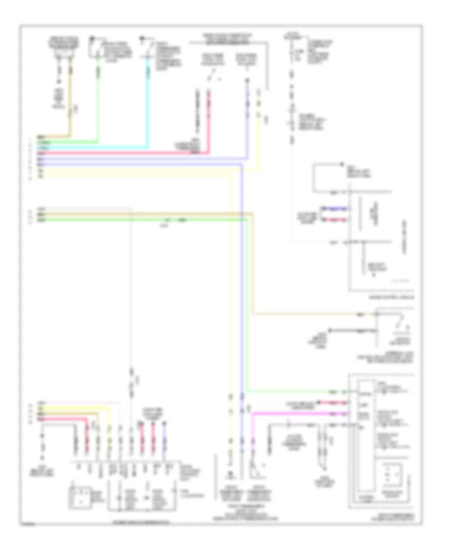 Forced Entry Wiring Diagram without Keyless Access 2 of 2 for Acura TL 2013