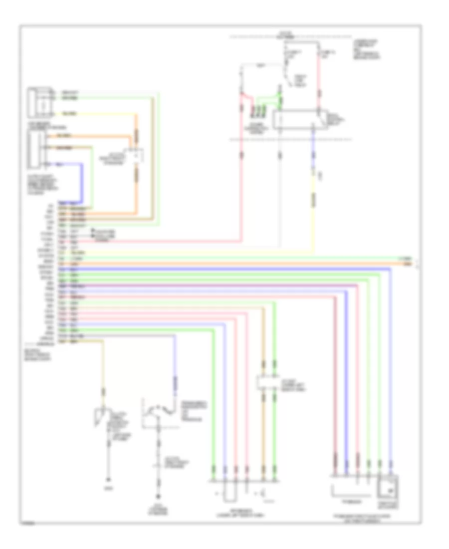 Cruise Control Wiring Diagram 1 of 2 for Acura TL 2013