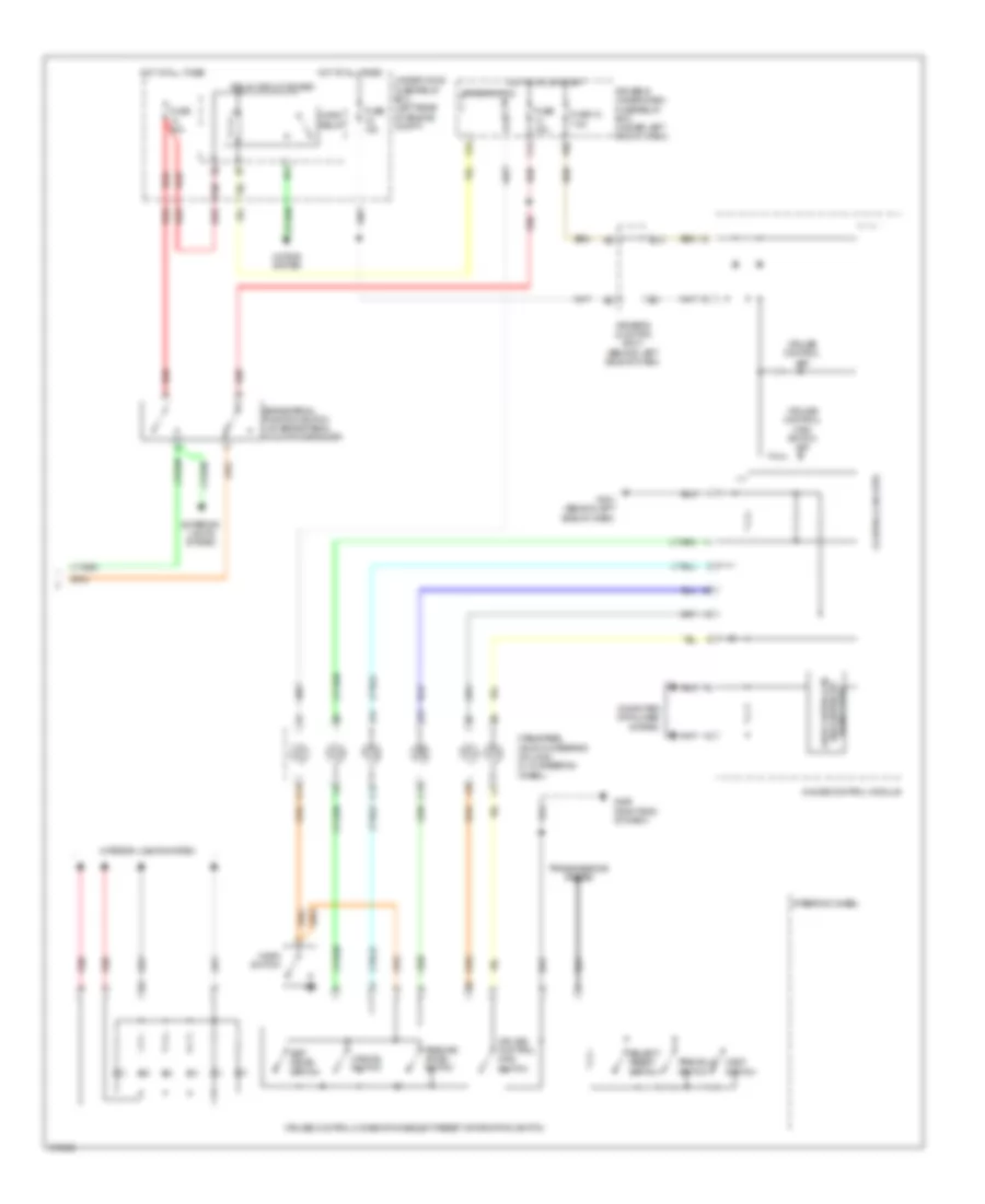 Cruise Control Wiring Diagram 2 of 2 for Acura TL 2013