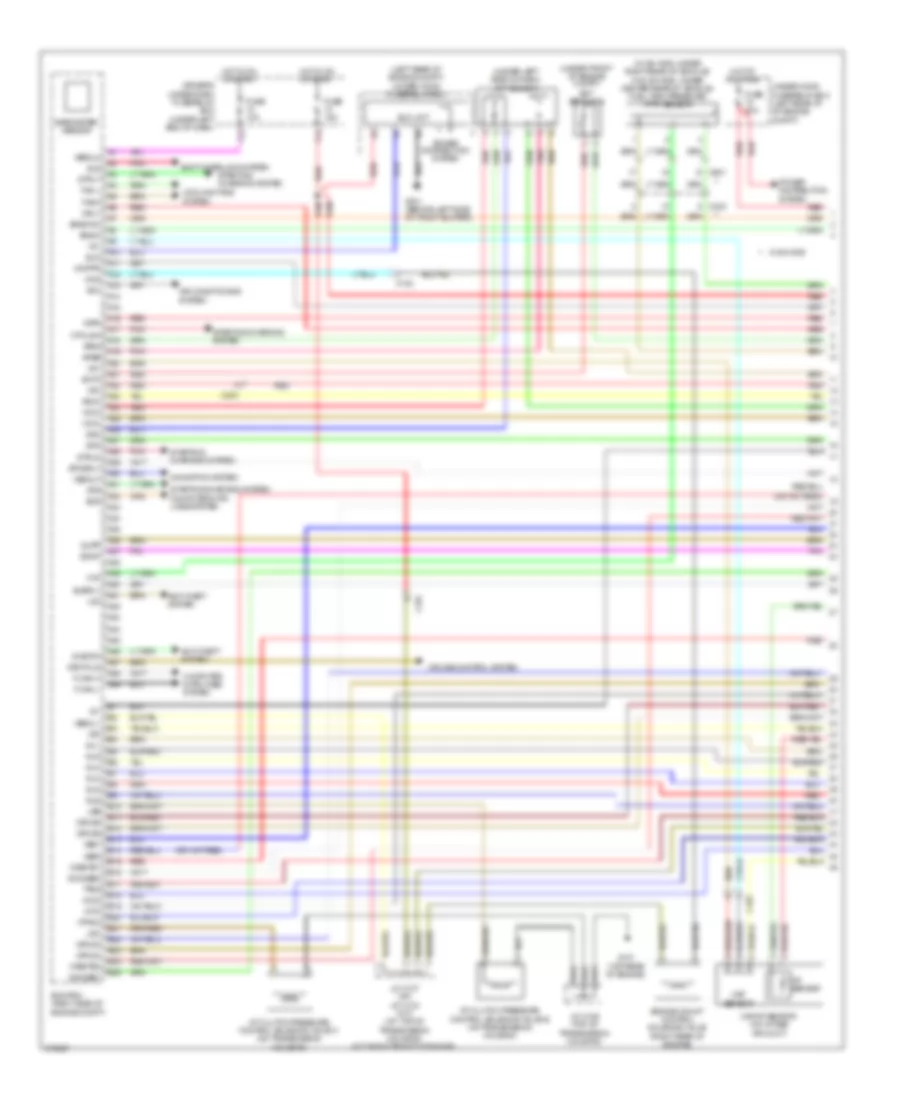 3 5L Engine Performance Wiring Diagram 1 of 6 for Acura TL 2013