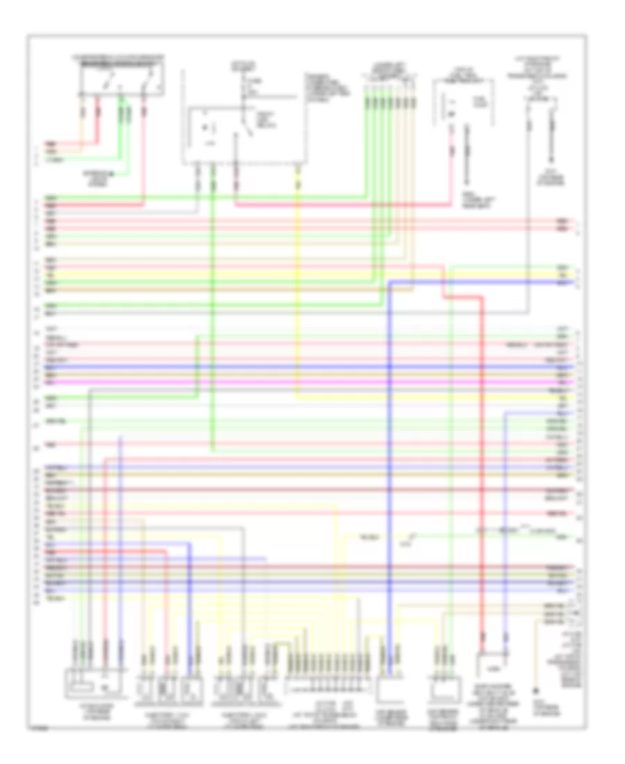 3.5L, Engine Performance Wiring Diagram (2 of 6) for Acura TL 2013