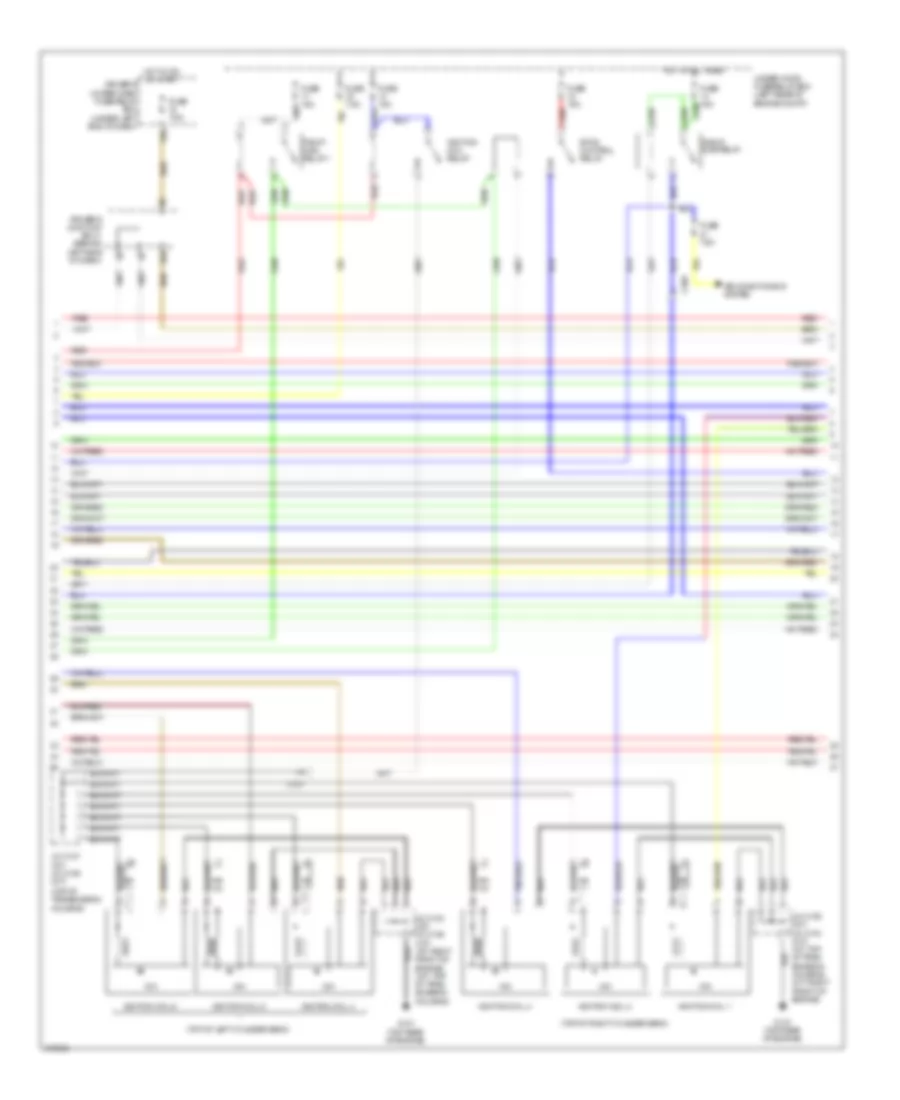 3.5L, Engine Performance Wiring Diagram (4 of 6) for Acura TL 2013