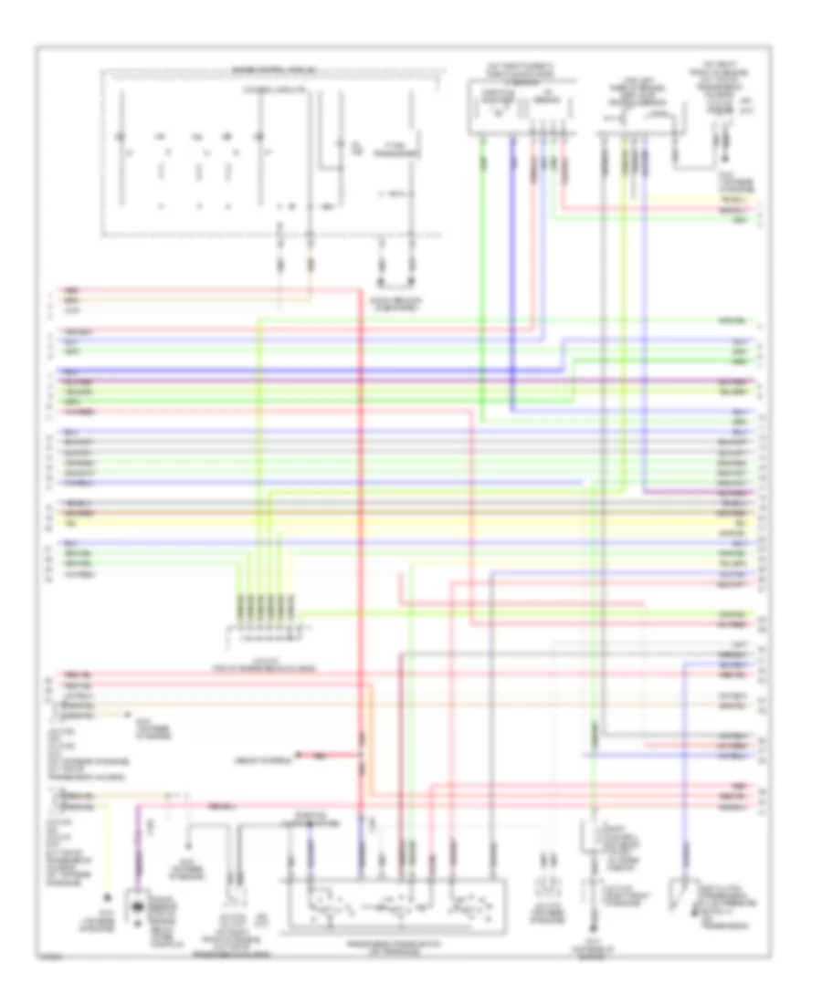 3.5L, Engine Performance Wiring Diagram (5 of 6) for Acura TL 2013