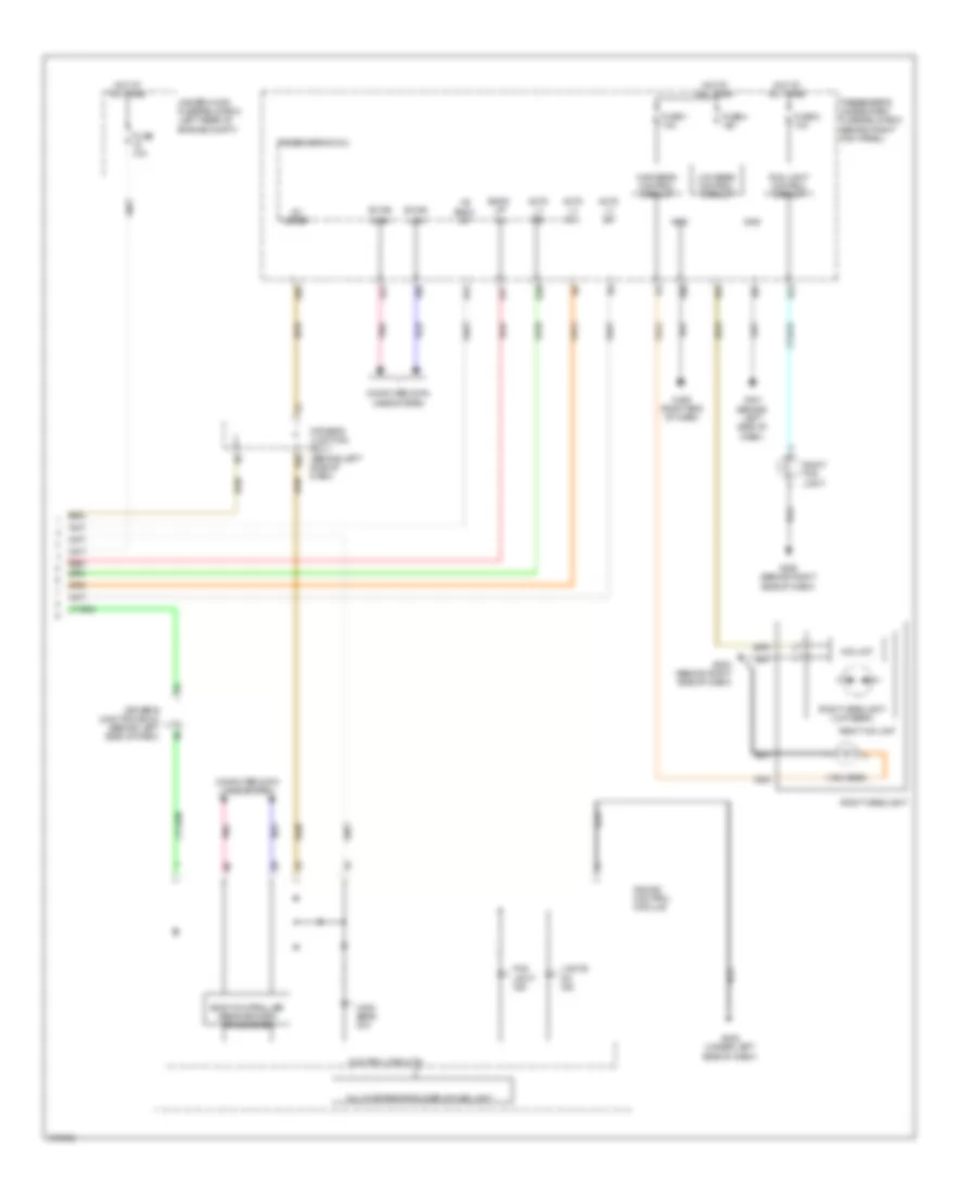 Headlights Wiring Diagram 2 of 2 for Acura TL 2013