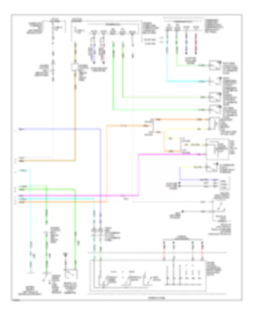 Instrument Cluster Wiring Diagram (2 of 2) for Acura TL 2013