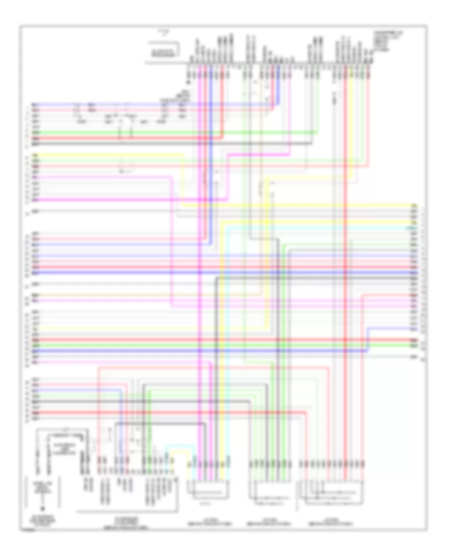 Navigation Wiring Diagram 4 of 5 for Acura TL 2013