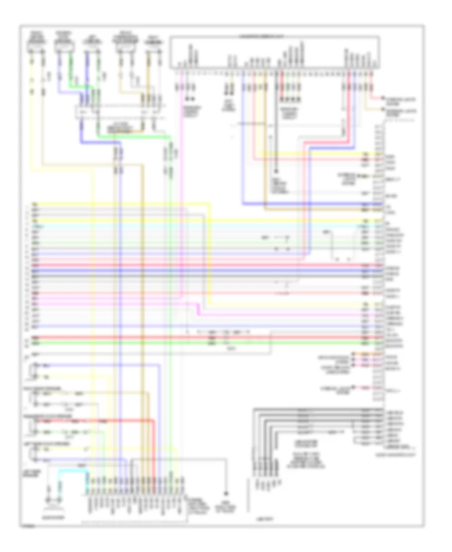 Navigation Wiring Diagram 5 of 5 for Acura TL 2013