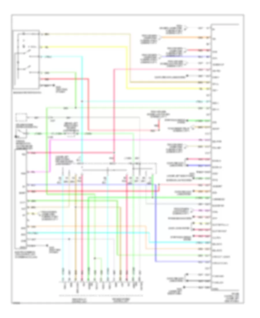 Power Distribution Wiring Diagram with Keyless Access 7 of 7 for Acura TL 2013