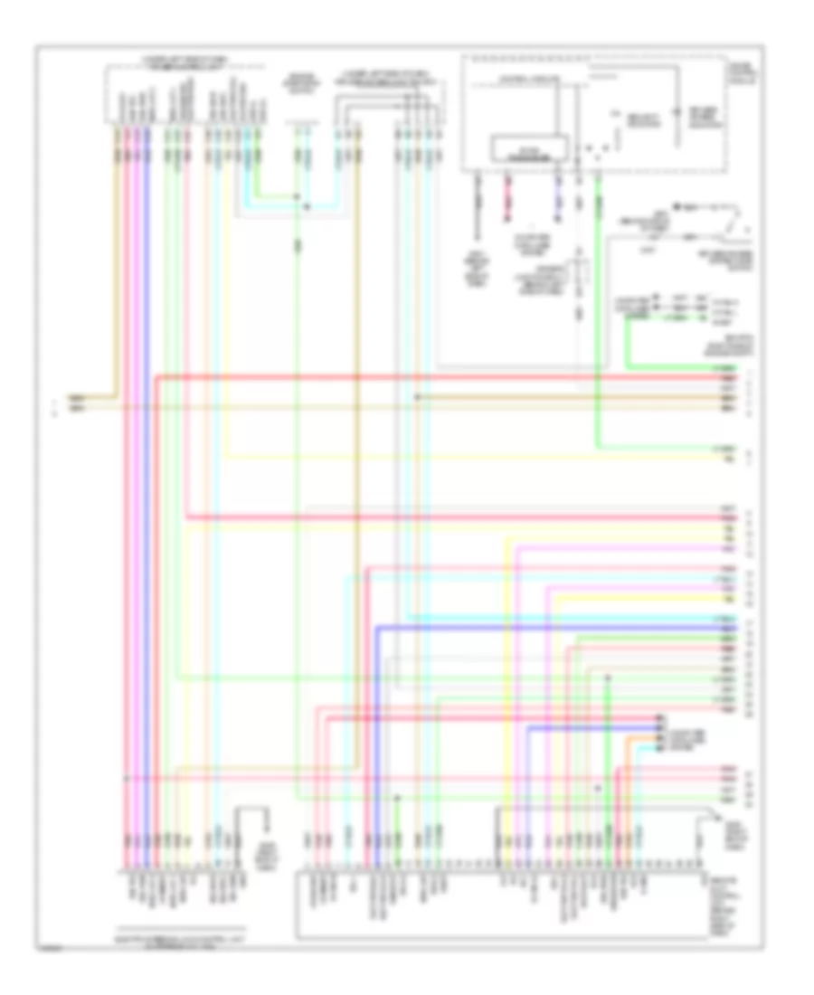 Power Door Locks Wiring Diagram with Keyless Access 3 of 5 for Acura TL 2013