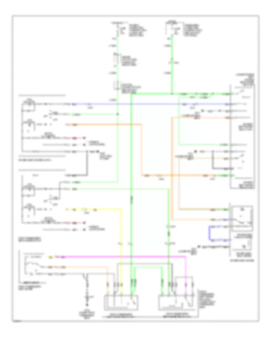 Heated Seats Wiring Diagram without Ventilated Seats for Acura TL 2013