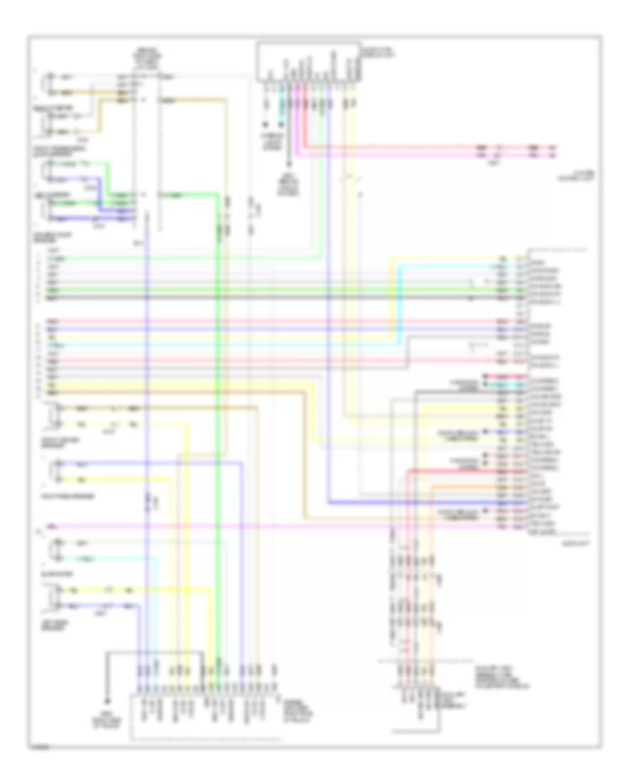 Radio Wiring Diagram without Navigation 3 of 3 for Acura TL 2013