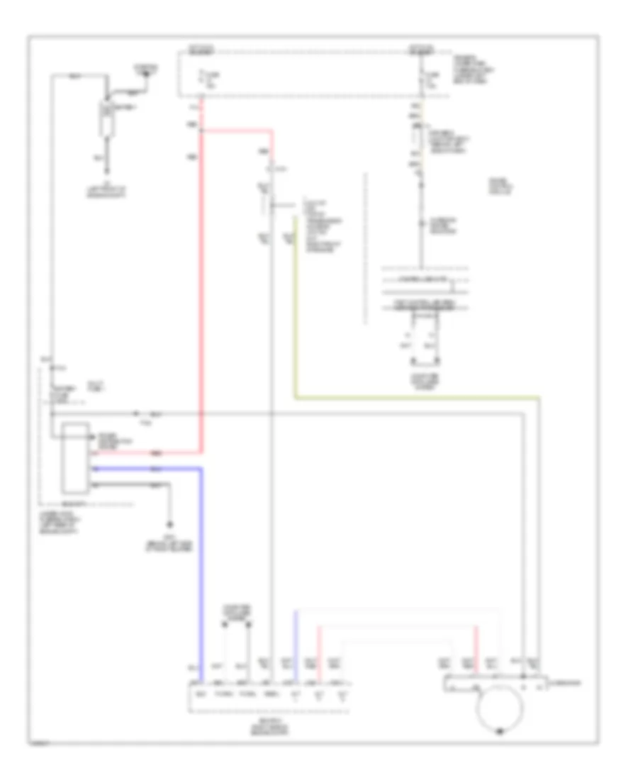 Charging Wiring Diagram for Acura TL 2013