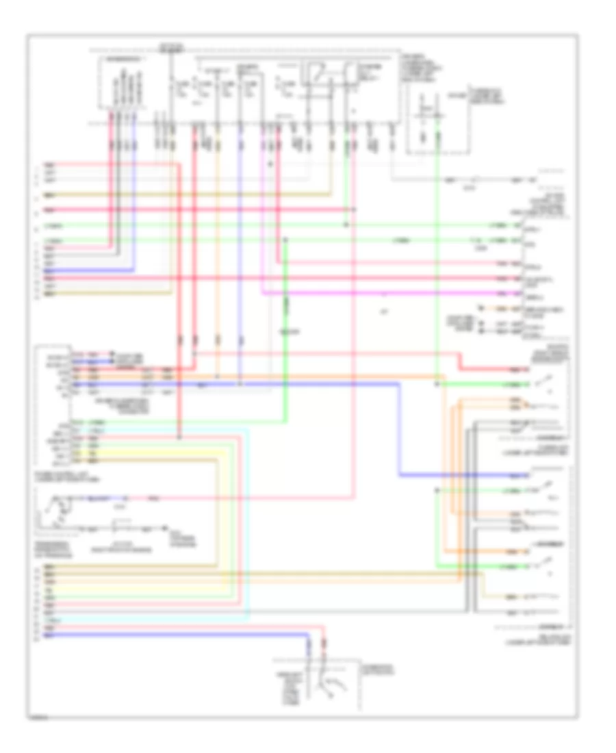 Remote Starting Wiring Diagram, with Keyless Access (2 of 2) for Acura TL 2013