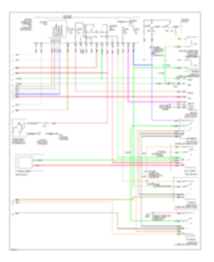 Remote Starting Wiring Diagram without Keyless Access 2 of 2 for Acura TL 2013