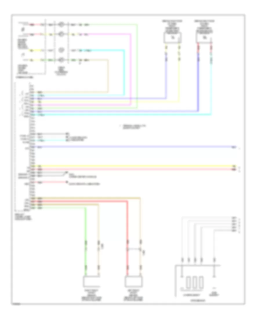 Supplemental Restraints Wiring Diagram (1 of 3) for Acura TL 2013