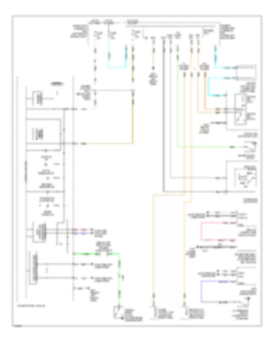 Chime Wiring Diagram for Acura TL 2013