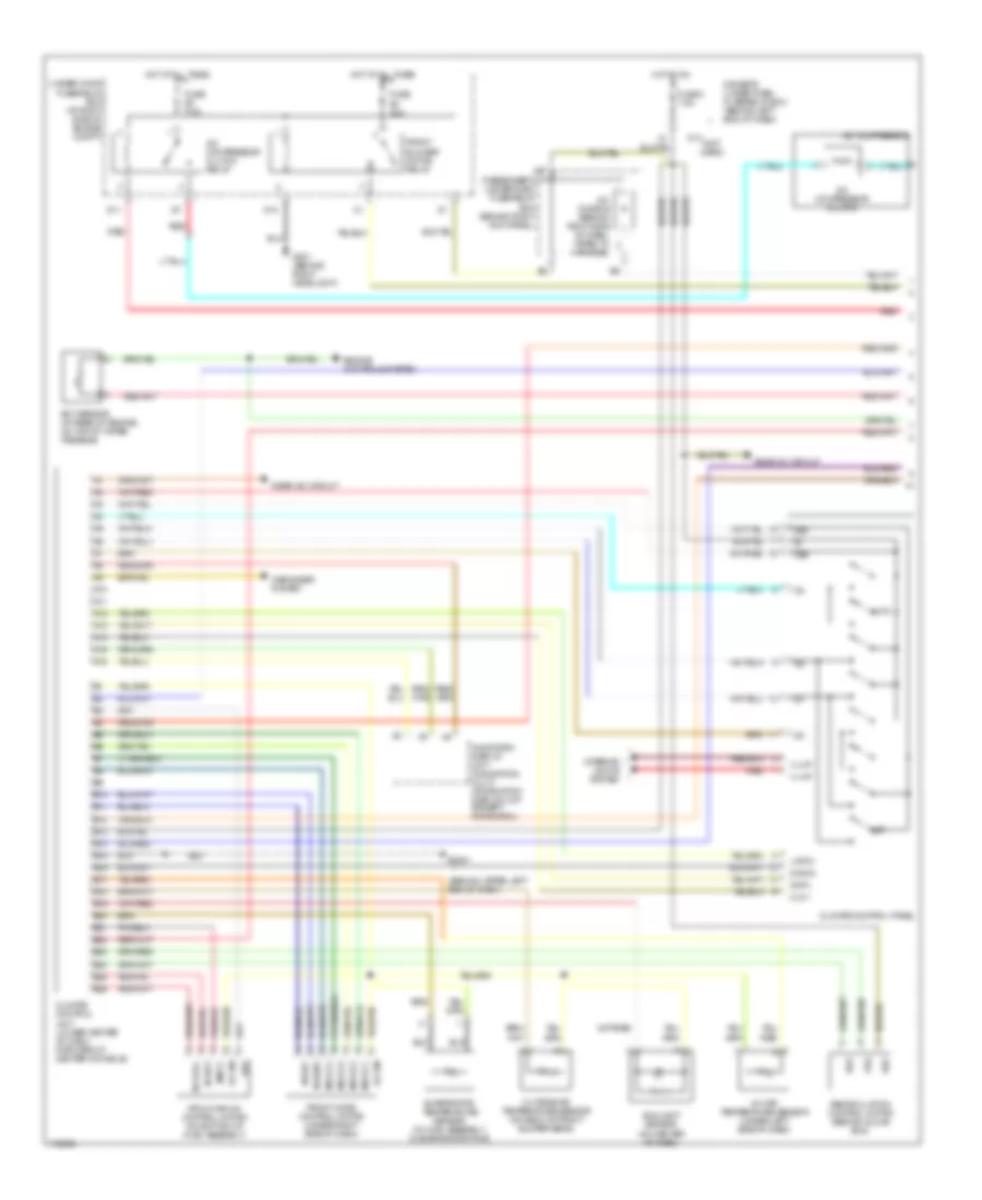Automatic AC Wiring Diagram (1 of 2) for Acura MDX 2003