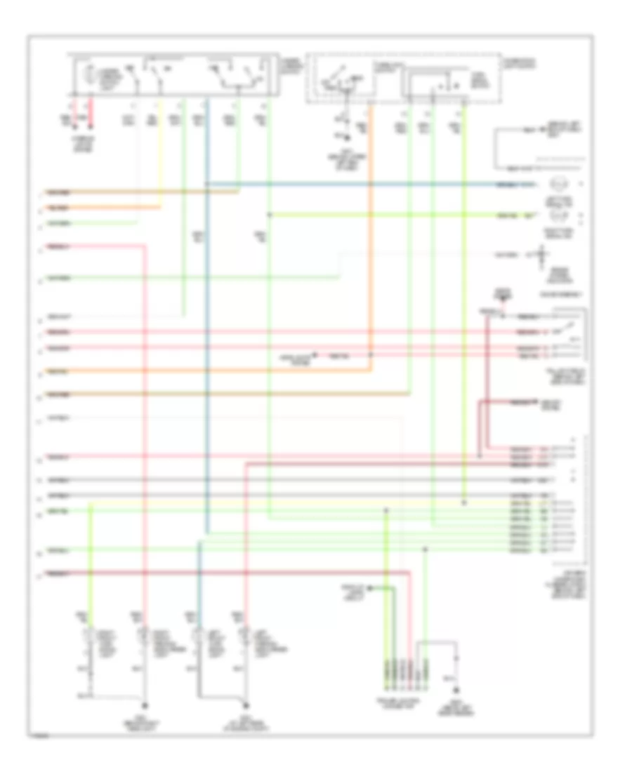 Exterior Lamps Wiring Diagram 2 of 2 for Acura MDX 2003