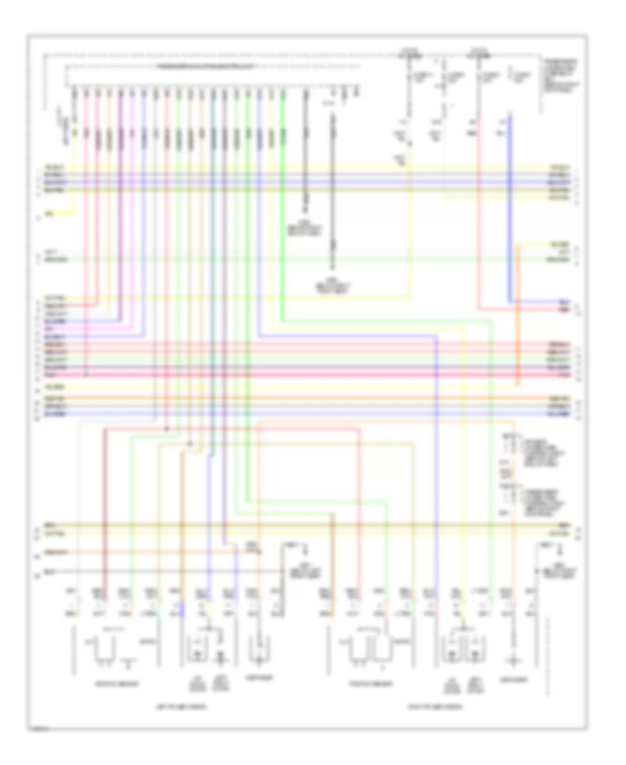 Memory Systems Wiring Diagram 2 of 3 for Acura MDX 2003
