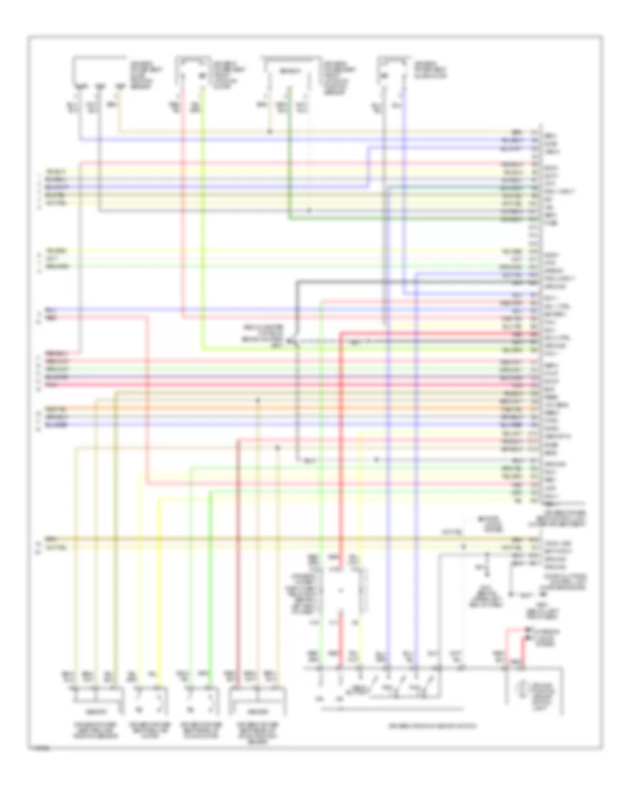 Memory Systems Wiring Diagram 3 of 3 for Acura MDX 2003