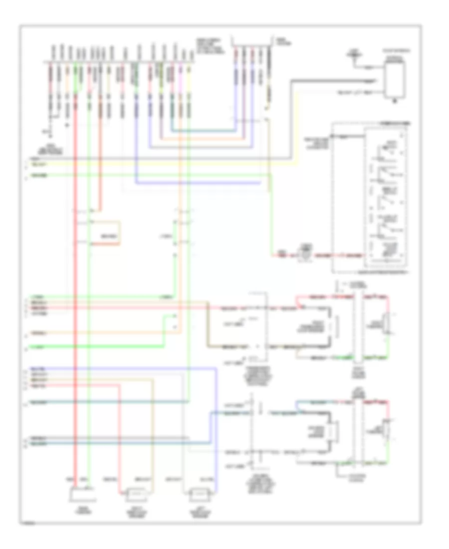Radio Wiring Diagram with Bose System 2 of 2 for Acura MDX 2003