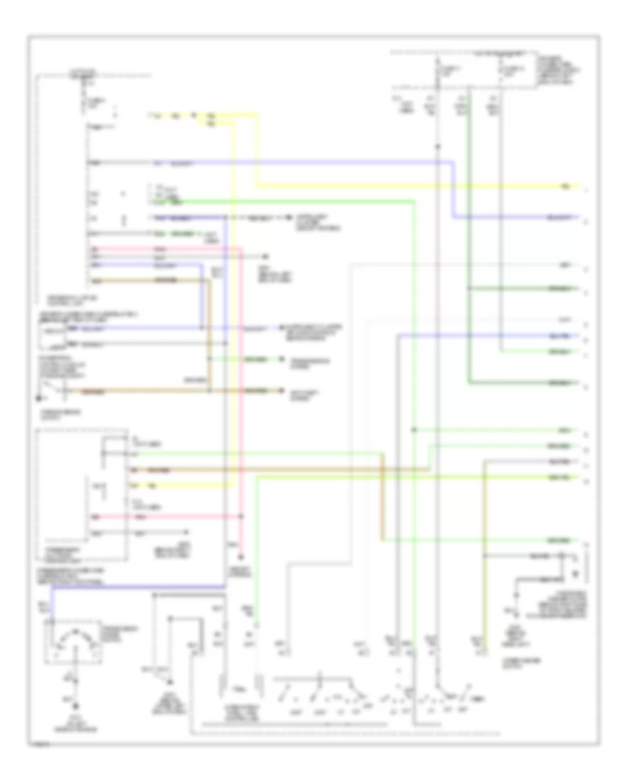 Электросхема переднего дворника стеклоочистителя и омывателя, С Авто Система Дворника (1 из 2) для Acura MDX 2003