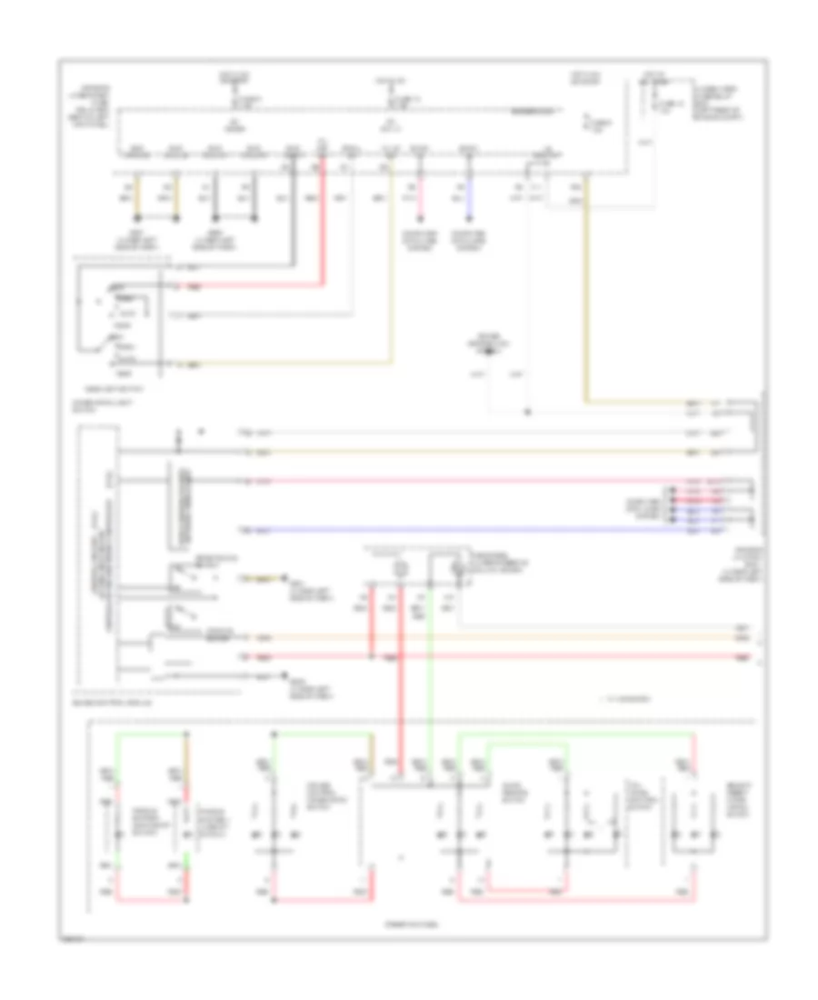 Instrument Illumination Wiring Diagram (1 of 2) for Acura TSX 2013